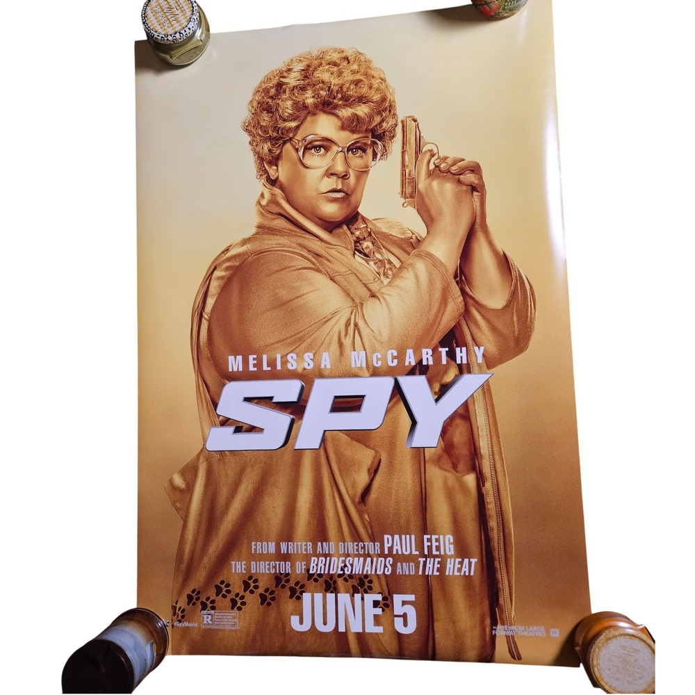Spy 2015 Original Advance One-Sheet Movie Poster 27x40 Melissa‎ McCarthy D/S